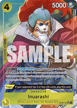 (OP06-100) One Piece TCG PRB01: The Best Single: Inuarashi (OP06-100) (V.3)  Uncommon