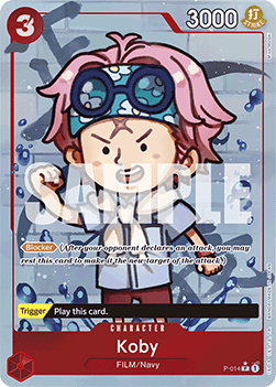 (P-014) One Piece TCG PRB01: The Best Single: Koby (P-014) (V.3)  Promo