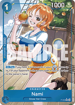 (P-053) One Piece TCG PRB01: The Best Single: Nami (P-053) (V.3)  Promo