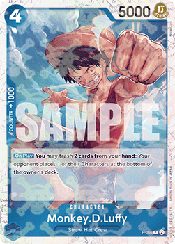 (P-055) One Piece TCG PRB01: The Best Single: Monkey.D.Luffy (P-055) (V.2)  Promo