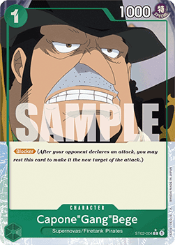 (ST02-004) One Piece TCG PRB01: The Best Single: CaponeGangBege (ST02-004) (V.3)  Common