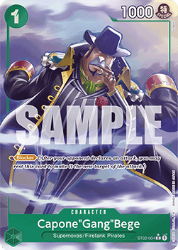(ST02-004) One Piece TCG PRB01: The Best Single: CaponeGangBege (ST02-004) (V.4)  Alternate Art