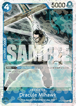 (ST03-005) One Piece TCG PRB01: The Best Single: Dracule Mihawk (ST03-005) (V.2)  Common