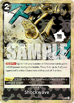 (ST06-014) One Piece TCG PRB01: The Best Single: Shockwave (ST06-014) (V.2)  Common