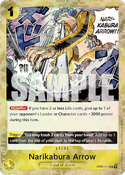 (ST09-014) One Piece TCG PRB01: The Best Single: Narikabura Arrow (ST09-014) (V.2)  Common