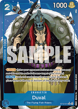 (ST12-014) One Piece TCG PRB01: The Best Single: Duval (ST12-014) (V.3)  Common