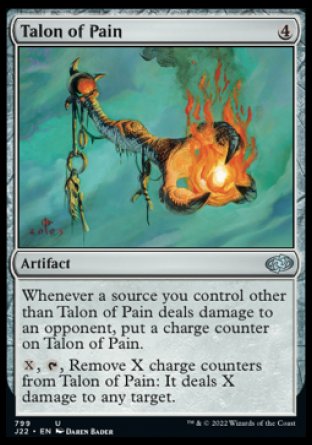 (799) Magic The Gathering Jumpstart 2022 Single: Talon of Pain  Uncommon