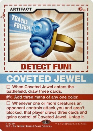 (799) Magic The Gathering Secret Lair Drop Series Single: Coveted Jewel  Rare