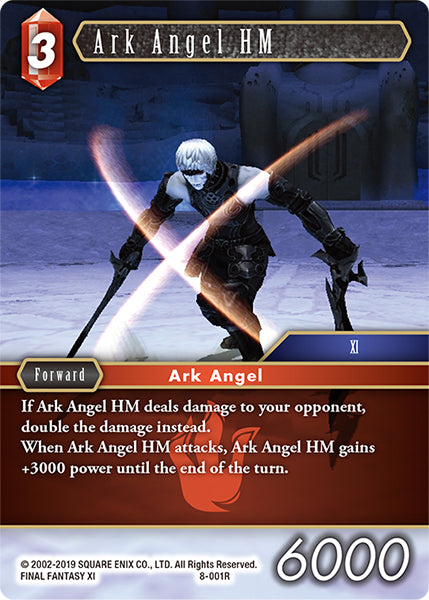 (001) Final Fantasy TCG Opus VIII Single: Ark Angel HM (8-001) Holo Rare