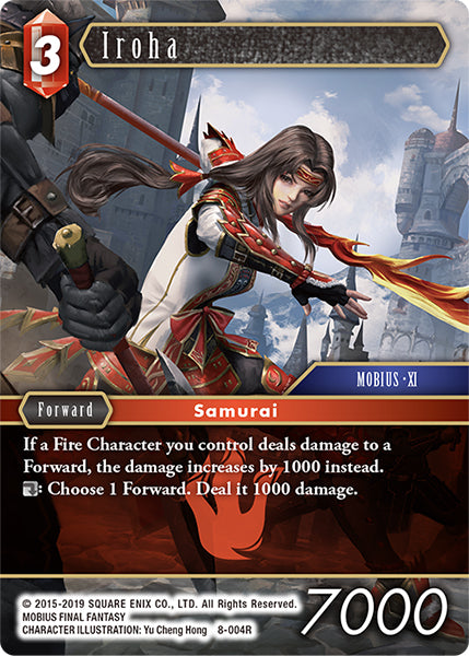 (004) Final Fantasy TCG Opus VIII Single: Iroha (8-004) Holo Rare