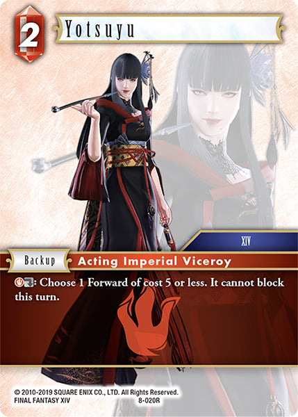 (020) Final Fantasy TCG Opus VIII Single: Yotsuyu (8-020) Holo Rare