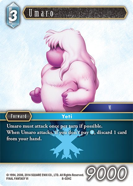 (024) Final Fantasy TCG Opus VIII Single: Umaro (8-024) Holo Common
