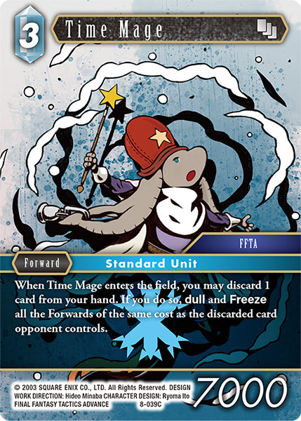 (039) Final Fantasy TCG Opus VIII Single: Time Mage (8-039)  Common
