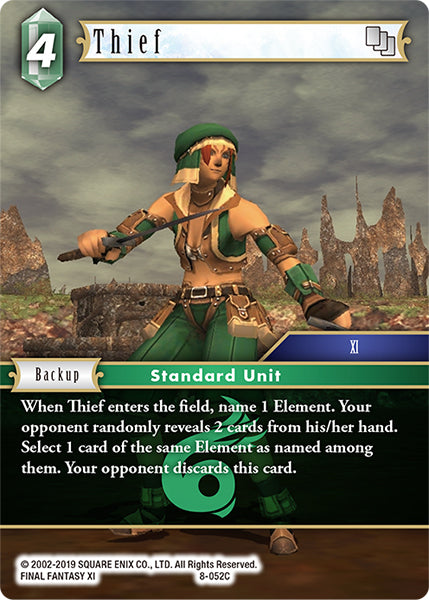 (052) Final Fantasy TCG Opus VIII Single: Thief (8-052)  Common