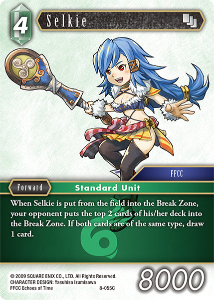 (055) Final Fantasy TCG Opus VIII Single: Selkie (8-055) Holo Common