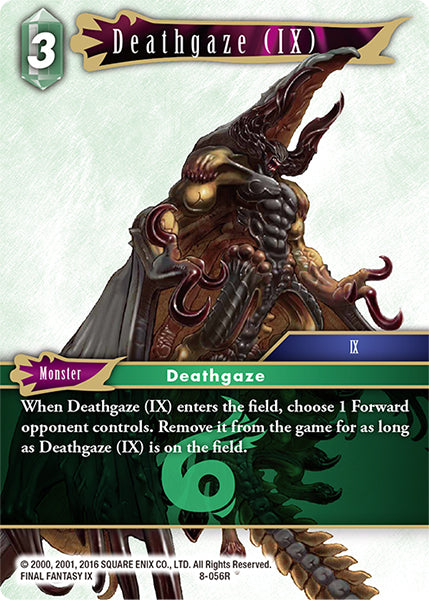 (056) Final Fantasy TCG Opus VIII Single: Deathgaze (IX) (8-056) Holo Rare