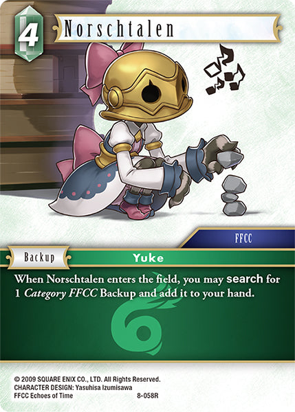 (058) Final Fantasy TCG Opus VIII Single: Norschtalen (8-058) Holo Rare