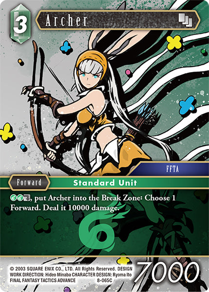 (065) Final Fantasy TCG Opus VIII Single: Archer (8-065) Holo Common