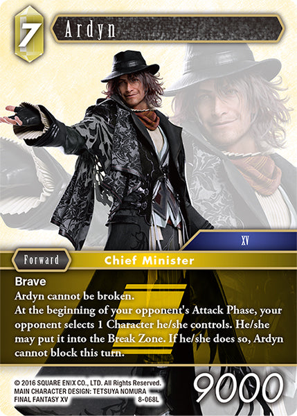 (068) Final Fantasy TCG Opus VIII Single: Ardyn (8-068) Holo Legend
