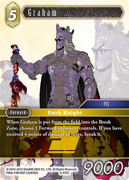 (075) Final Fantasy TCG Opus VIII Single: Graham (8-075) Holo Common