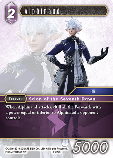(092) Final Fantasy TCG Opus VIII Single: Alphinaud (8-092)  Common