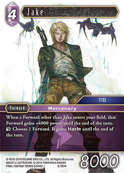 (097) Final Fantasy TCG Opus VIII Single: Jake (8-097)  Hero