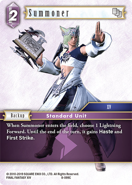 (099) Final Fantasy TCG Opus VIII Single: Summoner (8-099)  Common
