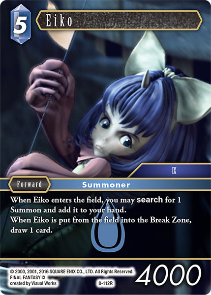 (112) Final Fantasy TCG Opus VIII Single: Eiko (8-112) Holo Rare