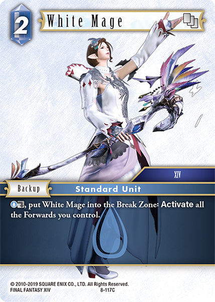 (117) Final Fantasy TCG Opus VIII Single: White Mage (8-117)  Common