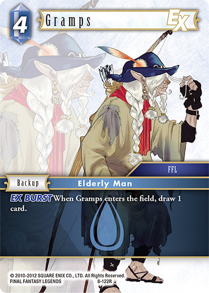 (122) Final Fantasy TCG Opus VIII Single: Gramps (8-122) Holo Rare