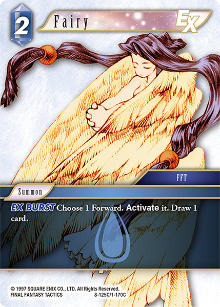 (125) Final Fantasy TCG Opus VIII Single: Fairy (1-170) Holo Common