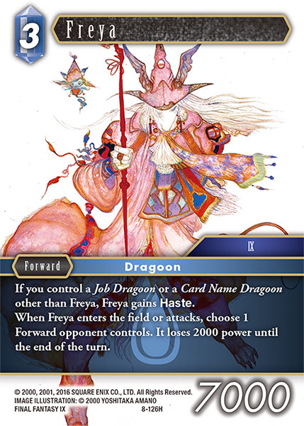 (126) Final Fantasy TCG Opus VIII Single: Freya (8-126)  Hero