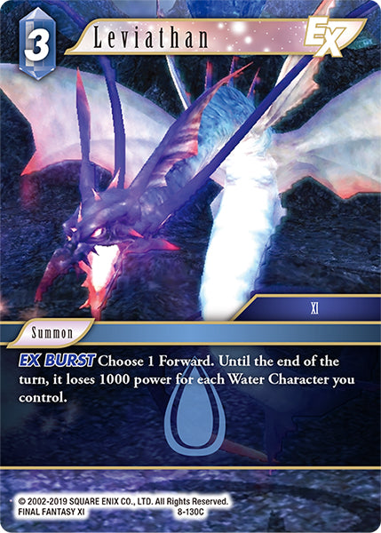 (130) Final Fantasy TCG Opus VIII Single: Leviathan (8-130) Holo Common