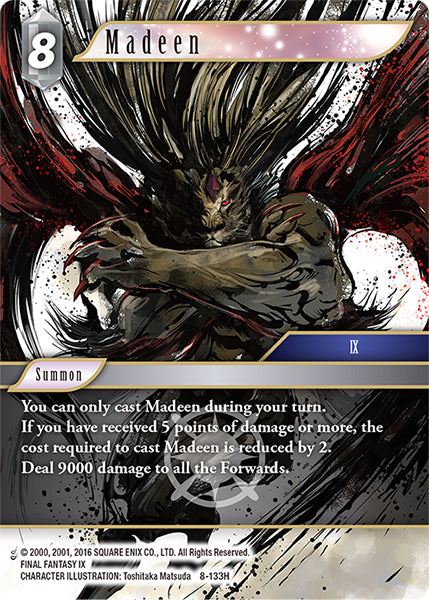 (133) Final Fantasy TCG Opus VIII Single: Madeen (8-133)  Hero