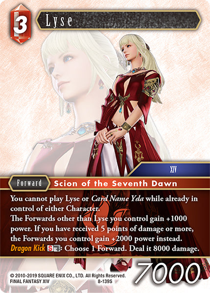 (139) Final Fantasy TCG Opus VIII Single: Lyse (8-139) Holo Starter