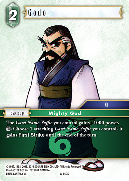 (140) Final Fantasy TCG Opus VIII Single: Godo (8-140)  Starter