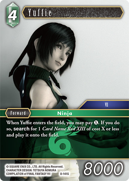 (141) Final Fantasy TCG Opus VIII Single: Yuffie (8-141)  Starter
