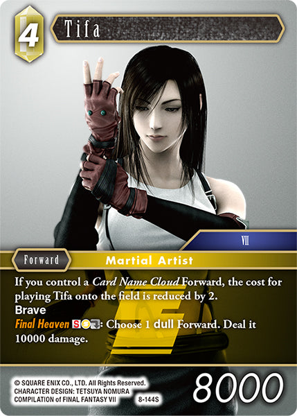 (144) Final Fantasy TCG Opus VIII Single: Tifa (8-144) Holo Starter