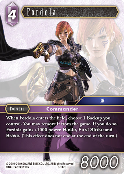 (147) Final Fantasy TCG Opus VIII Single: Fordola (8-147)  Starter