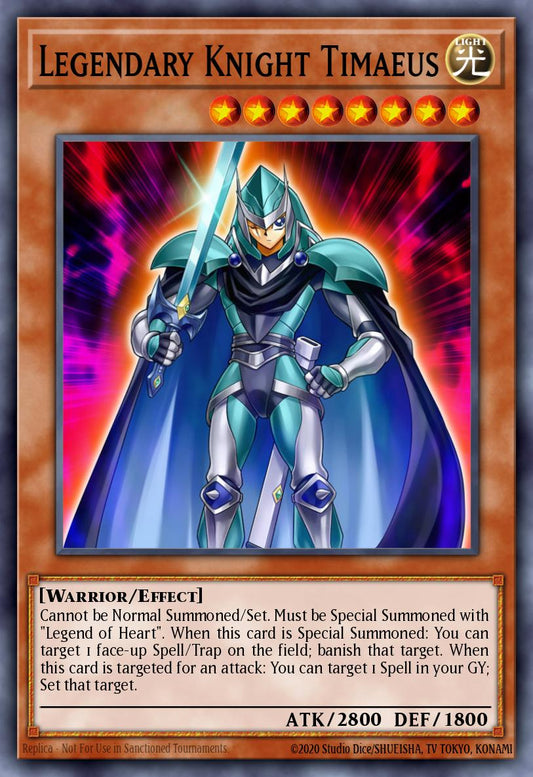 (001) YuGiOh TCG DLCS: Dragons of Legend: The Complete Series Single: Legendary Knight Timaeus (V.1 - Ultra Rare)  Ultra Rare