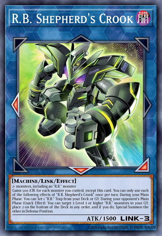 (093) YuGiOh TCG DOOD: Doom of Dimensions Single: R.B. Shepherd's Crook (V.2 - Starlight Rare)  Starlight Rare