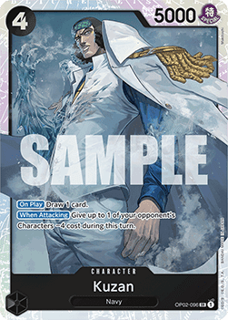 (OP02-096) One Piece TCG PRB01: The Best Single: Kuzan (OP02-096) (V.1)  Super Rare
