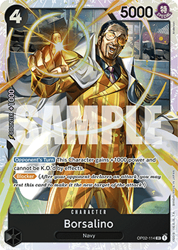 (OP02-114) One Piece TCG PRB01: The Best Single: Borsalino (OP02-114) (V.1)  Super Rare