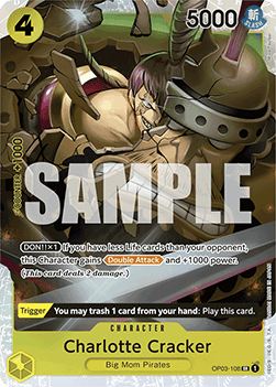 (OP03-108) One Piece TCG PRB01: The Best Single: Charlotte Cracker (OP03-108) (V.1)  Super Rare