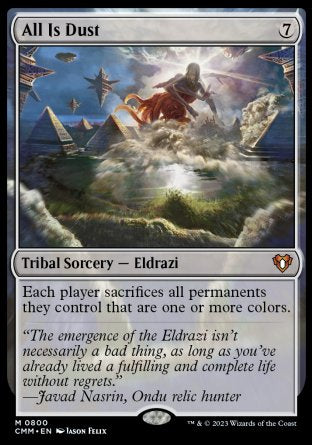 (800) Magic The Gathering Commander Masters: Extras Single: All Is Dust  Mythic