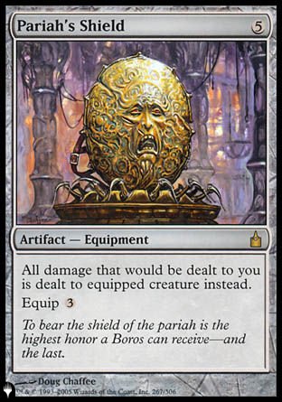 (267) Magic The Gathering The List Single: Pariah's Shield  Rare