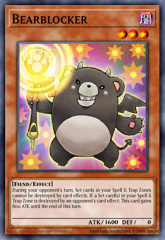 (175) YuGiOh TCG MP19: 2019 Gold Sarcophagus Tin Mega Pack Single: Bearblocker  Common