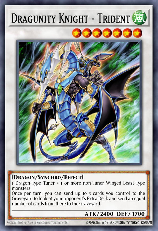 (164) YuGiOh TCG HAC1: Hidden Arsenal: Chapter 1 Single: Dragunity Knight - Trident (V.1 - Common)  Common