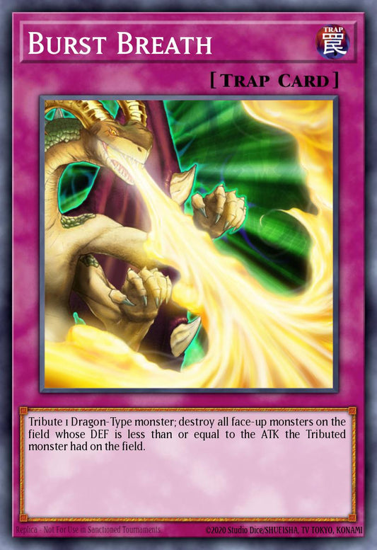 (164) YuGiOh TCG DB2: Dark Beginning 2 Single: Burst Breath  Common