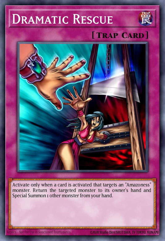 (097) YuGiOh TCG MFC: Magician's Force Single: Dramatic Rescue  Rare